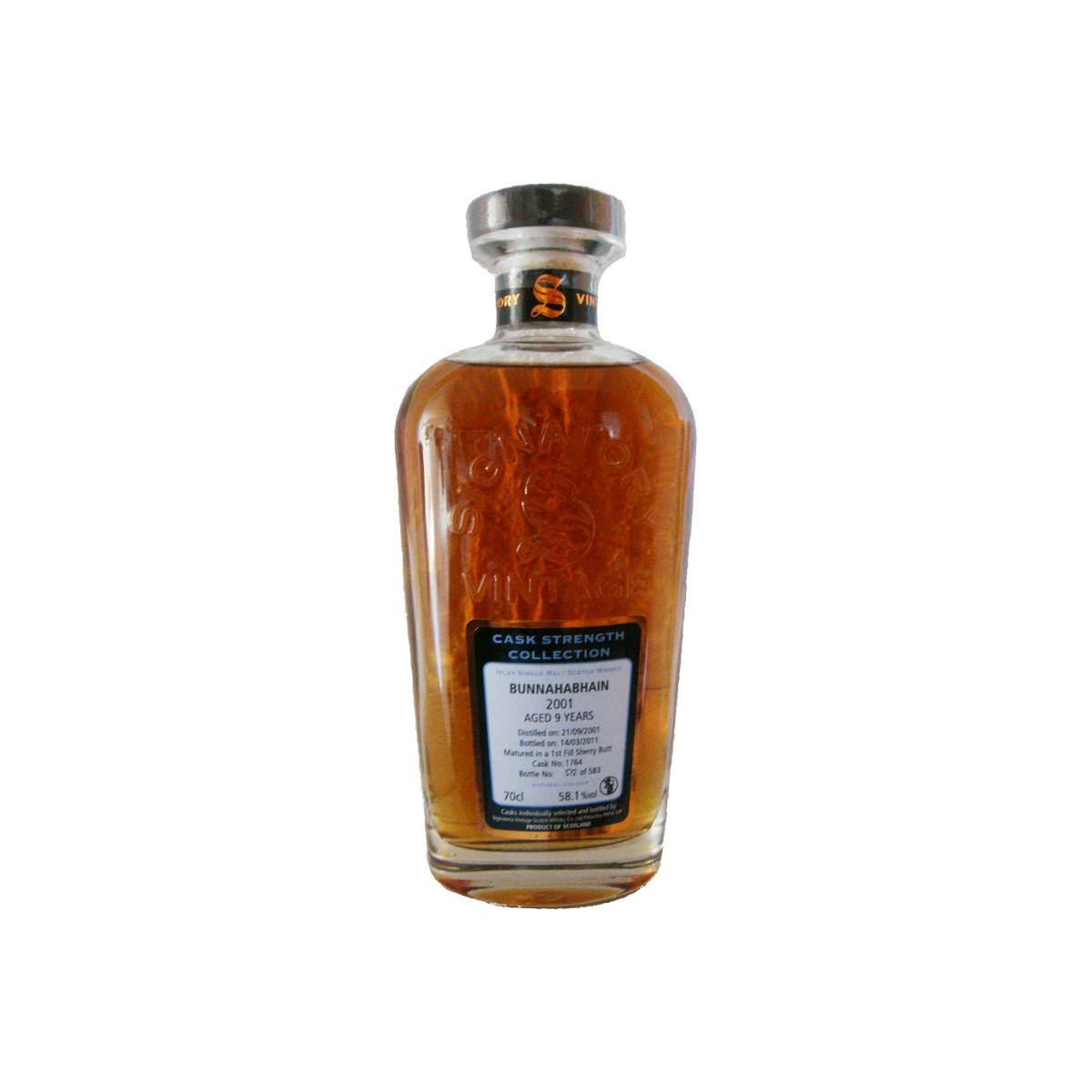 Bunnahabhain Cask Strength Collection 2001 9 Years Single Malt Whisky