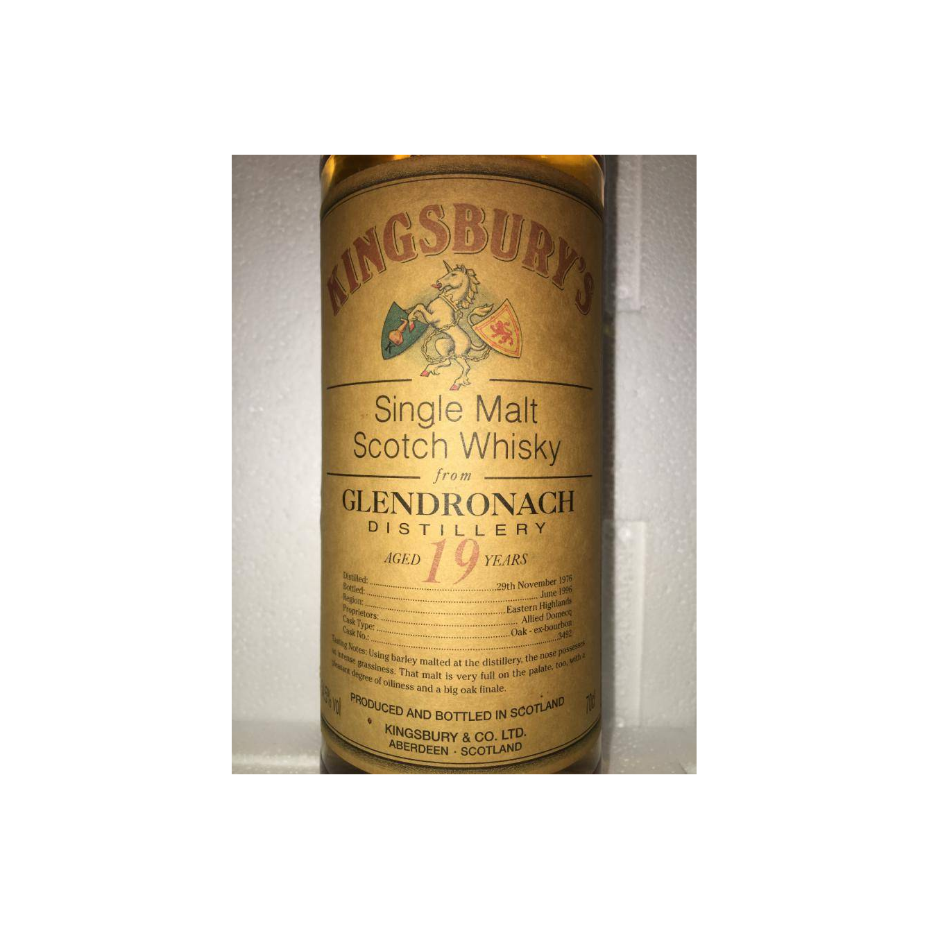 GlenDronach 1976 19 Years Single Malt Whisky 2