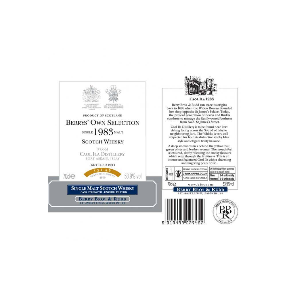 Caol Ila 1983 28 Years Single Malt Whisky 2
