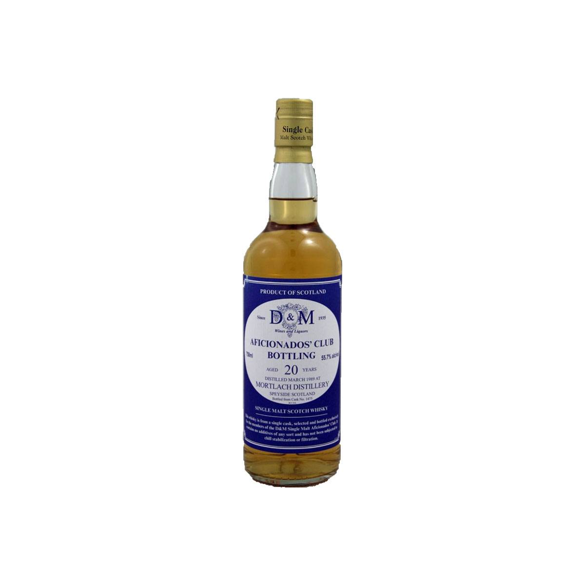 Mortlach 1989 20 Years Single Malt Whisky