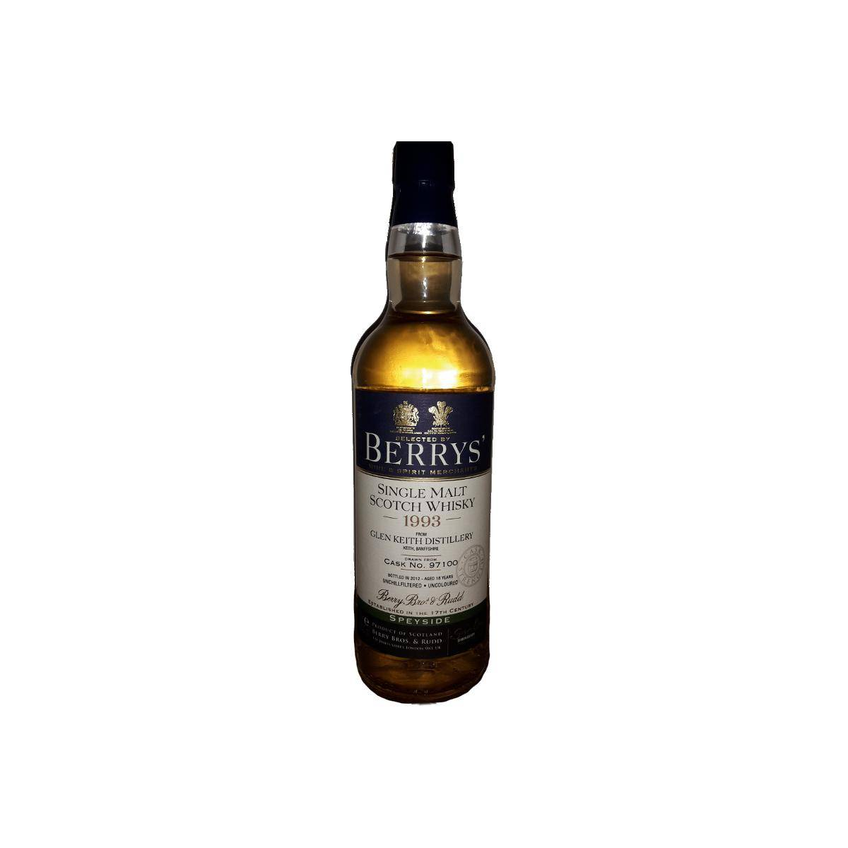 Glen Keith 1993 18 Years Single Malt Whisky