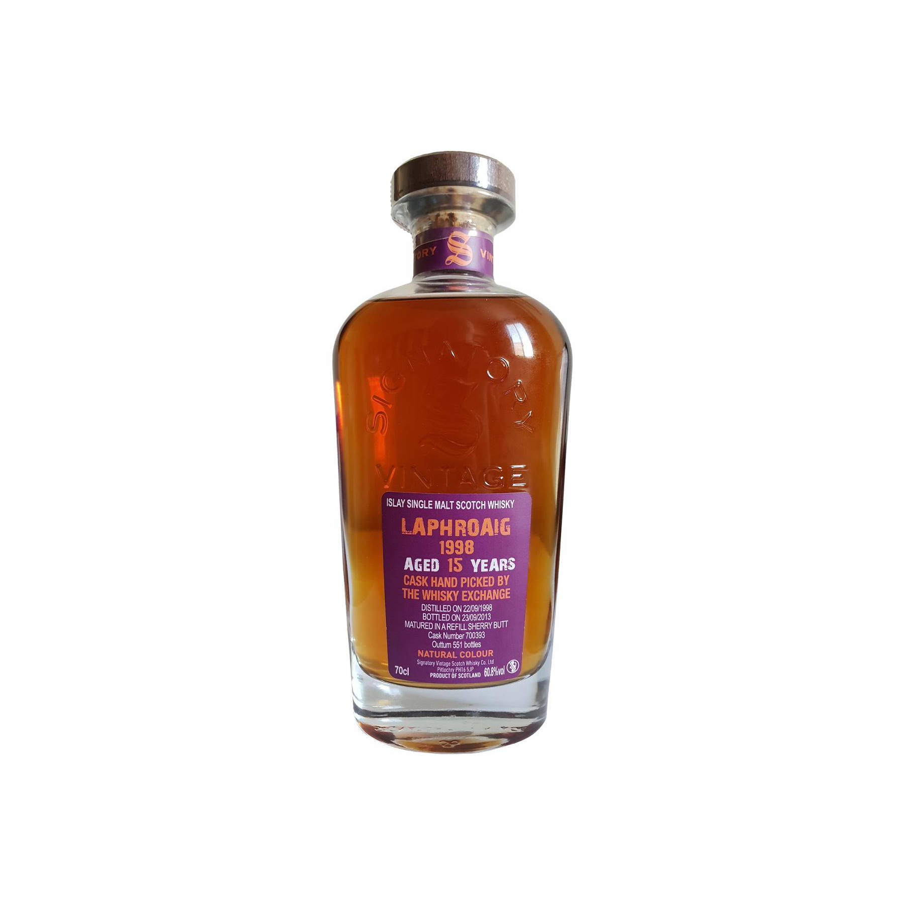 Laphroaig Cask Strength Collection 1998 15 Years Single Malt Whisky 2