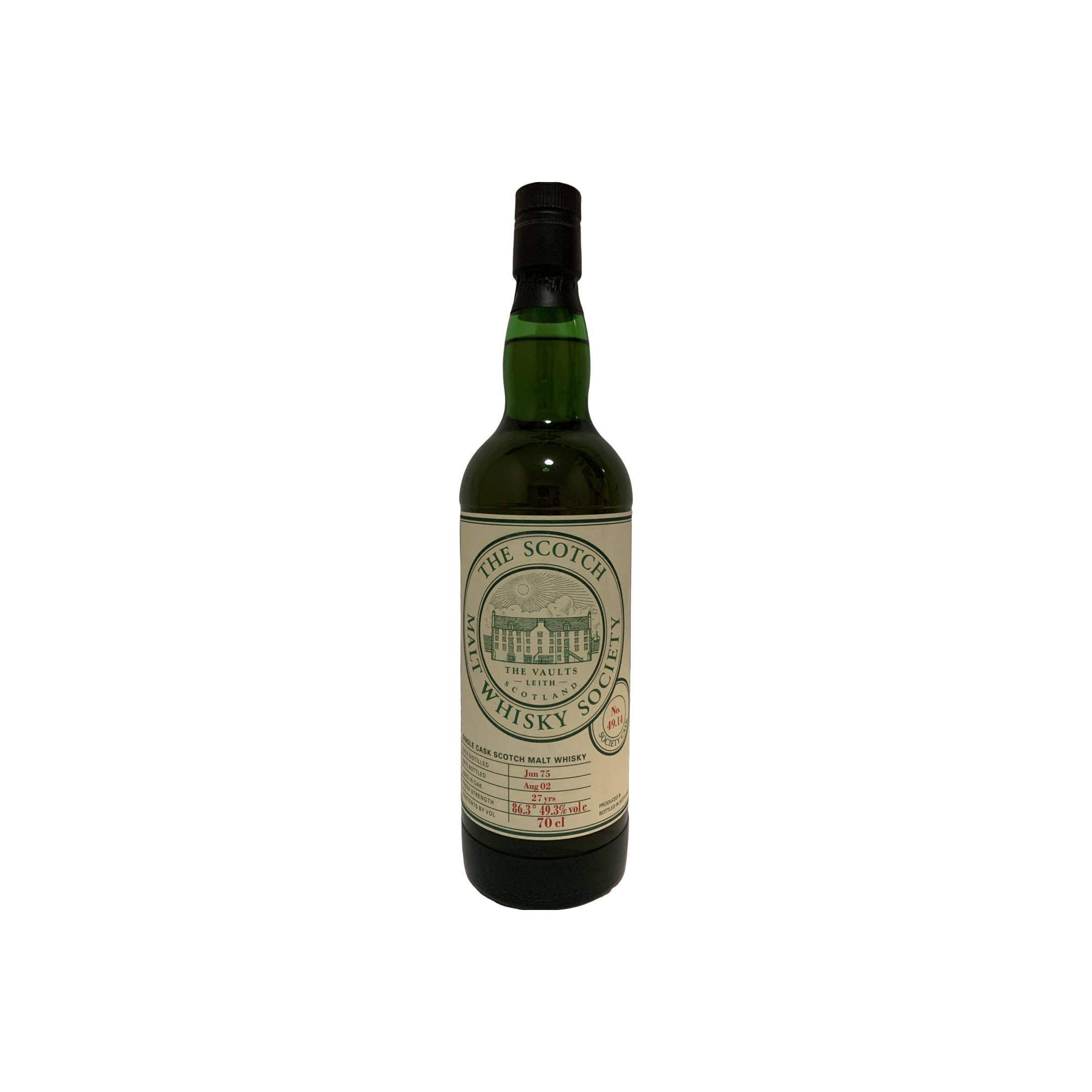 The Scotch Malt Whisky Society 1975 27 Years Single Malt Whisky