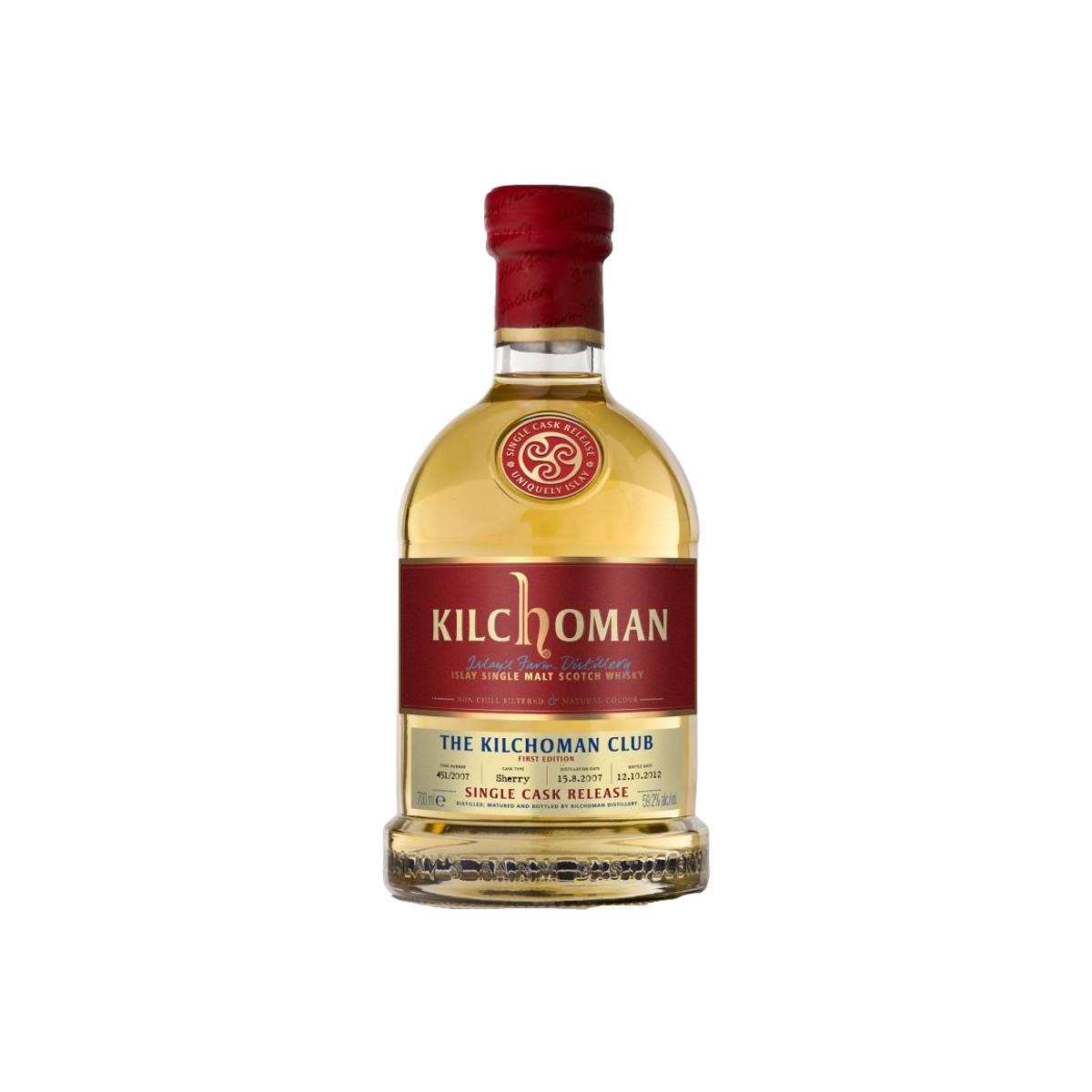 Kilchoman 2007 5 Years Single Malt Whisky
