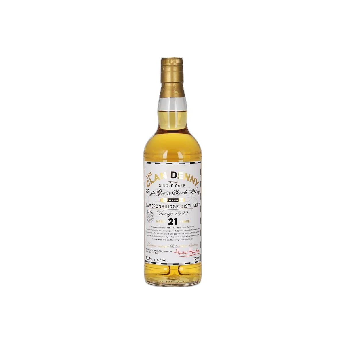 Cameronbridge 1990 21 Years Single Grain Whisky