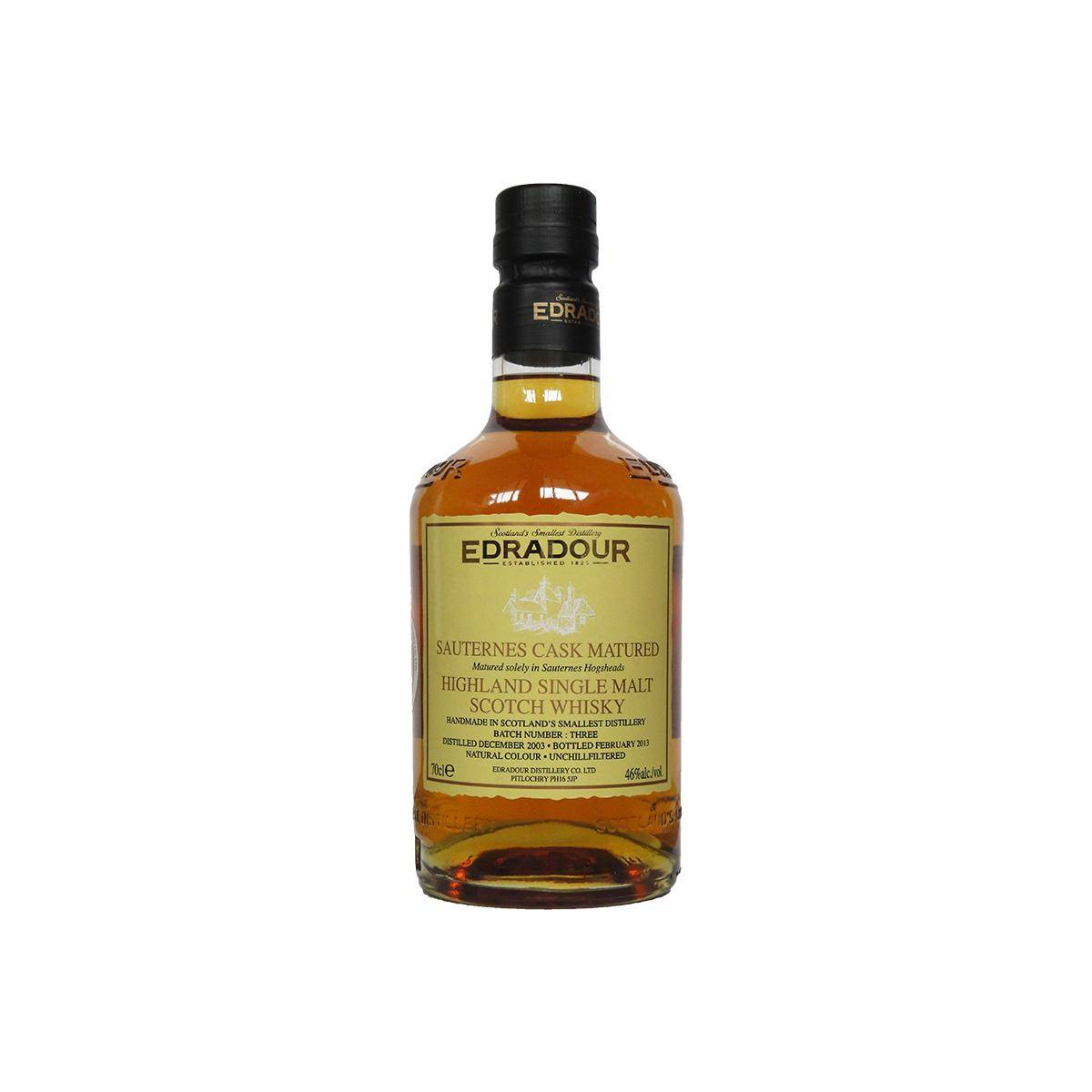 Edradour 2003 9 Years Single Malt Whisky