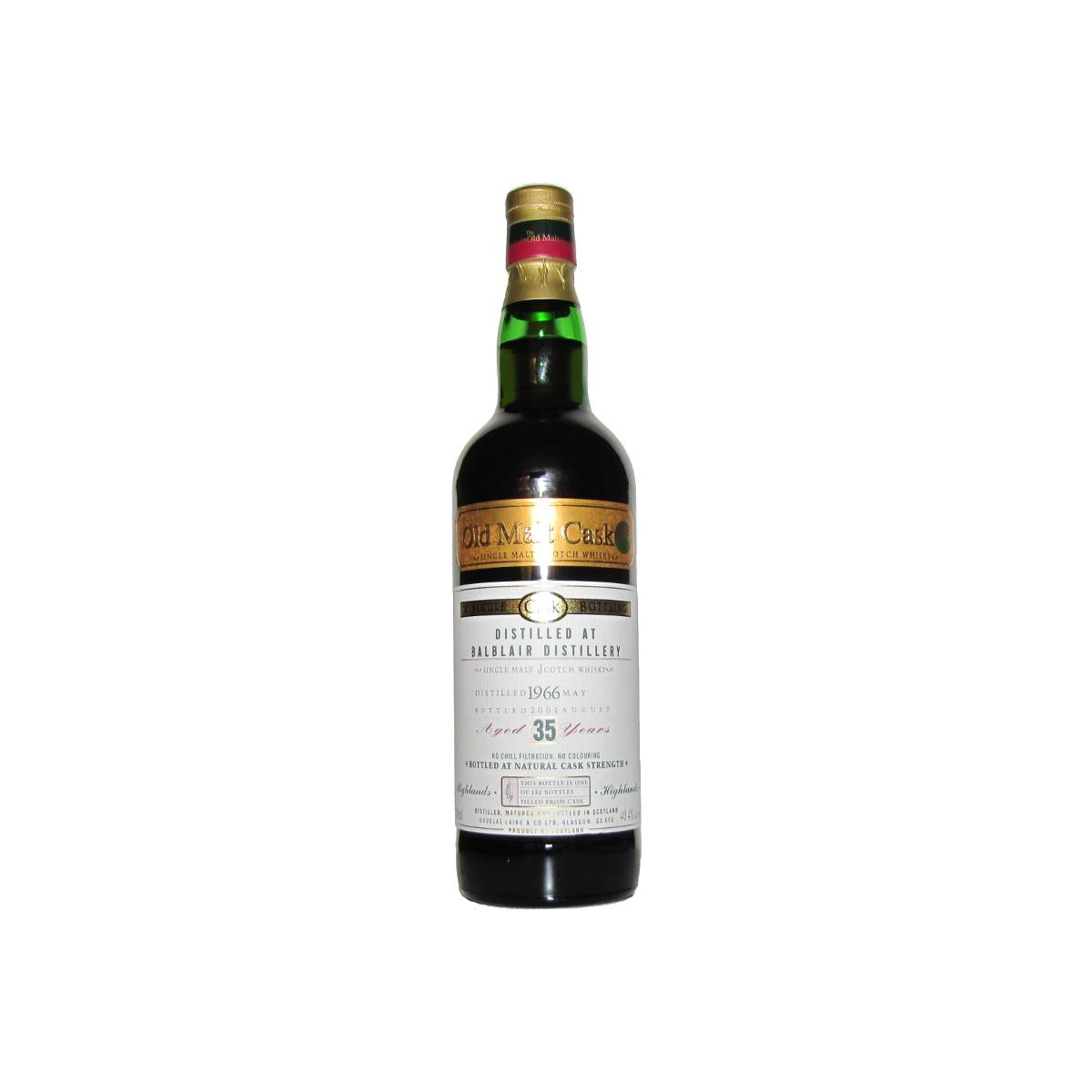 Balblair Old Malt Cask 1966 35 Years Single Malt Whisky