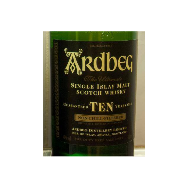 Ardbeg 10 Years Single Malt Whisky