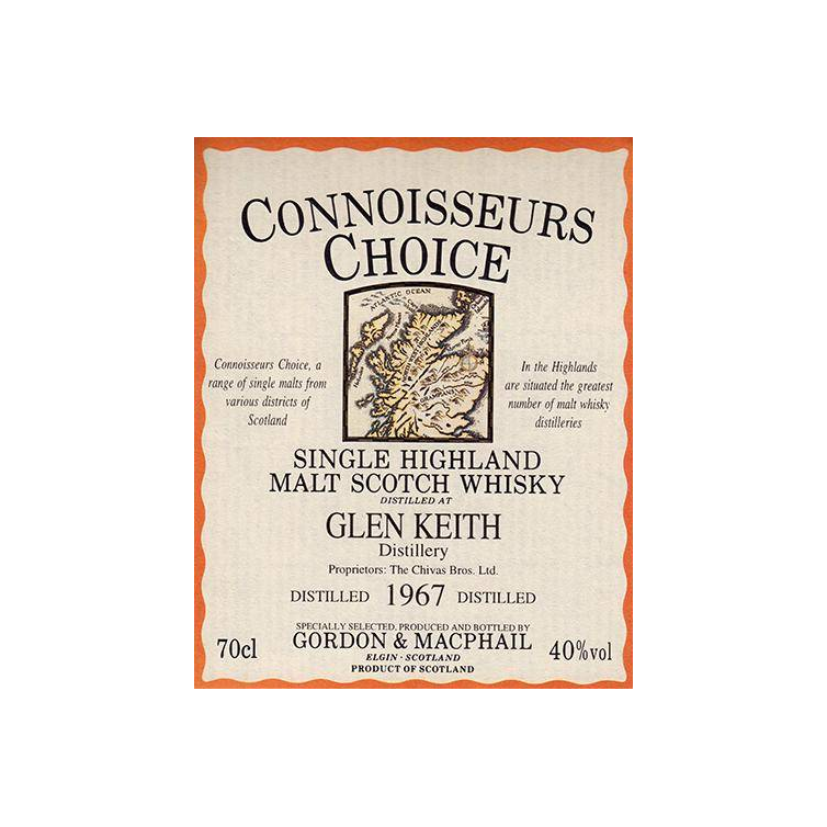 Glen Keith Connoisseurs Choice 1967 27 Years Single Malt Whisky 2