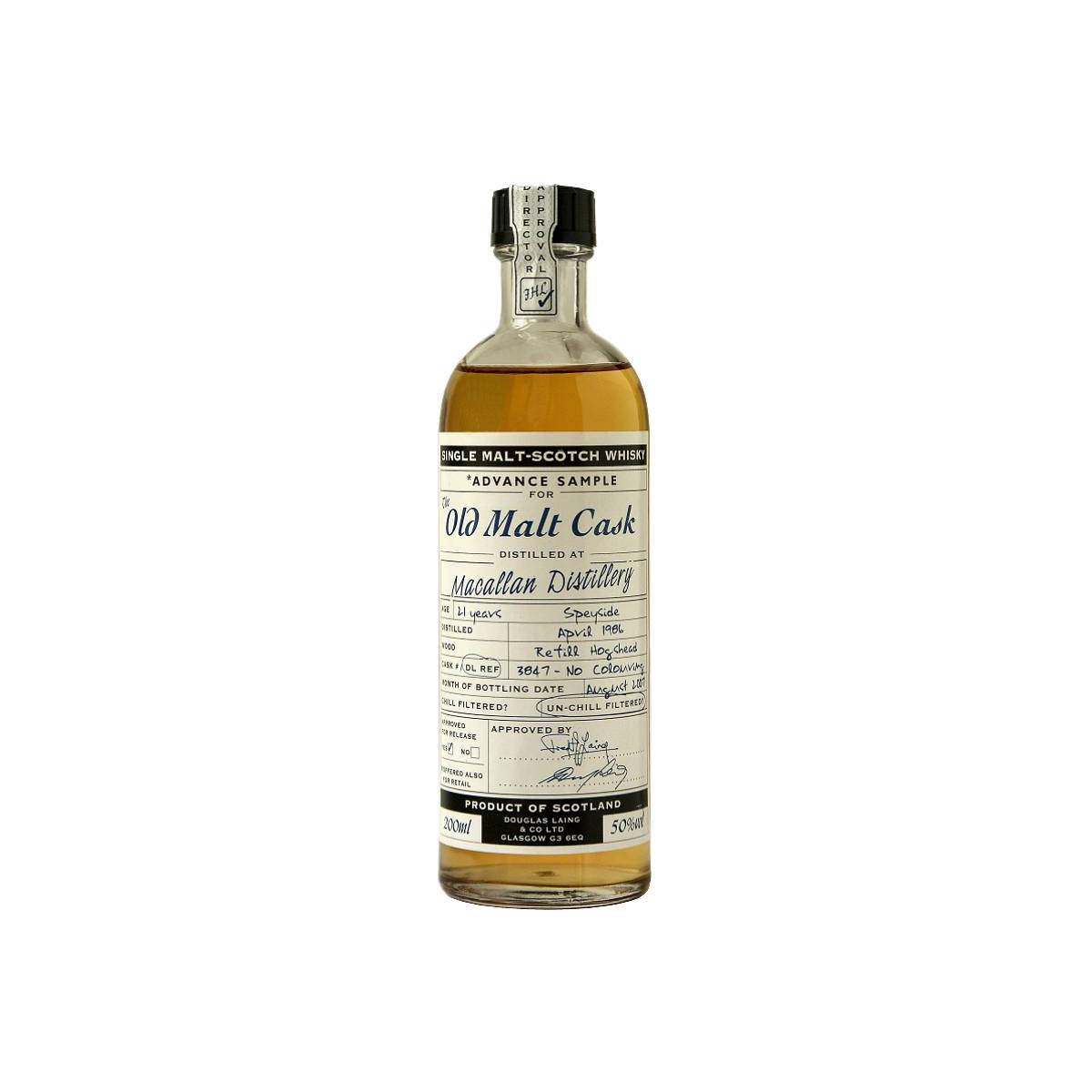 The Macallan 1986 21 Years Single Malt Whisky