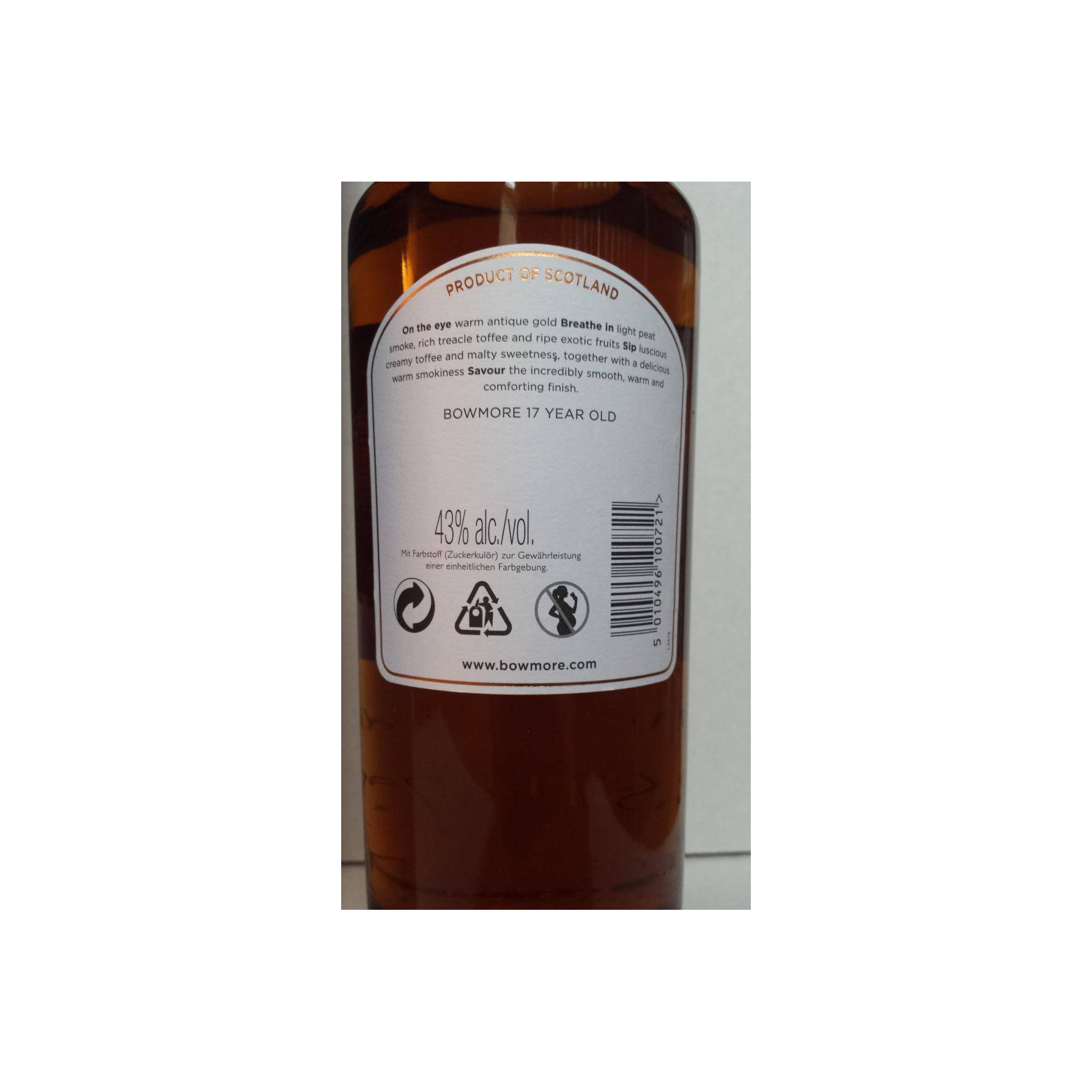 Bowmore 17 Years Single Malt Whisky 3