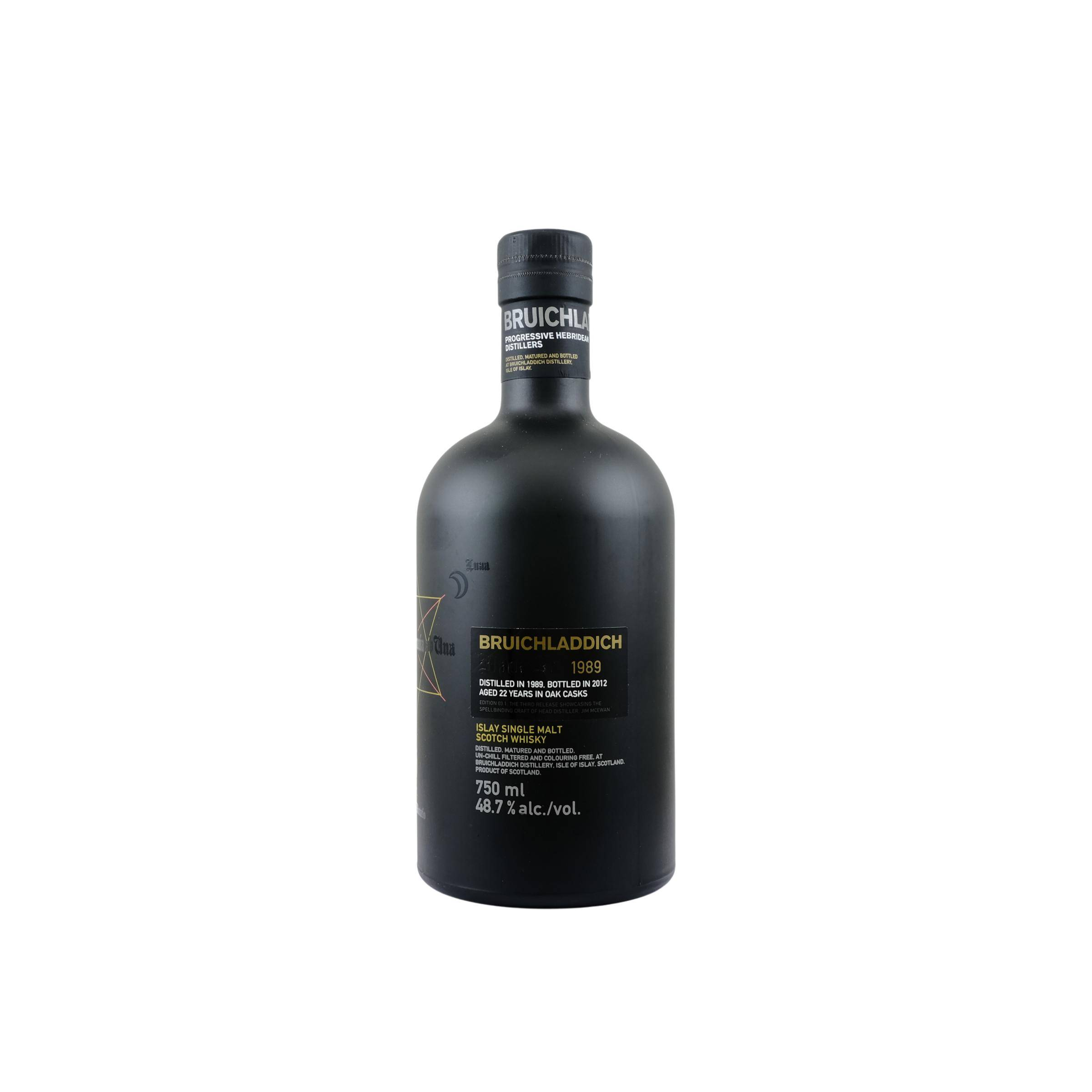 Bruichladdich 1989 22 Years Single Malt Whisky