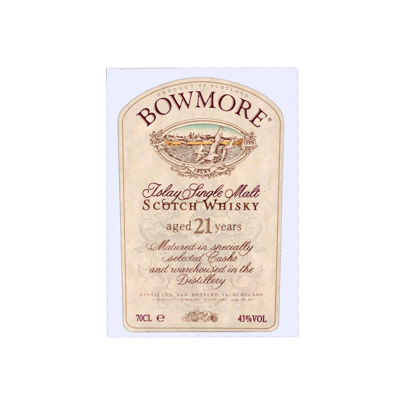 Bowmore 21 Years Single Malt Whisky 2
