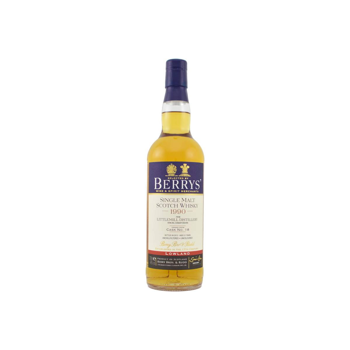 Littlemill 1990 21 Years Single Malt Whisky