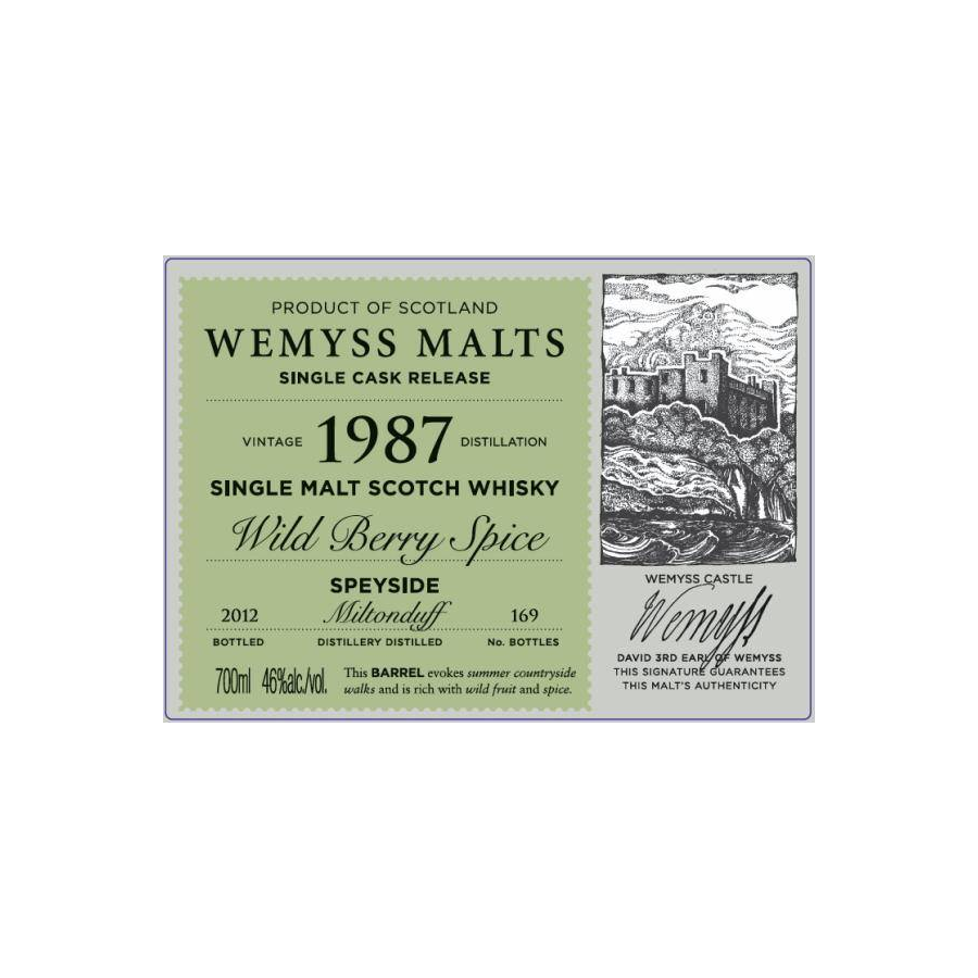 Miltonduff 1987 Single Malt Whisky 2