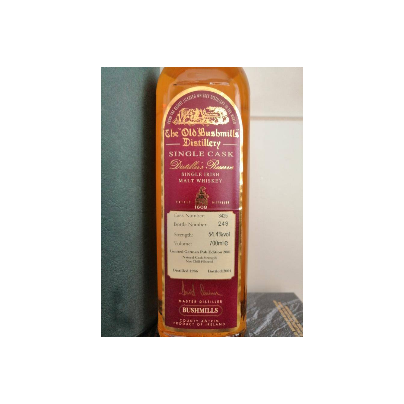 Bushmills 1986 15 Years Single Malt Whisky