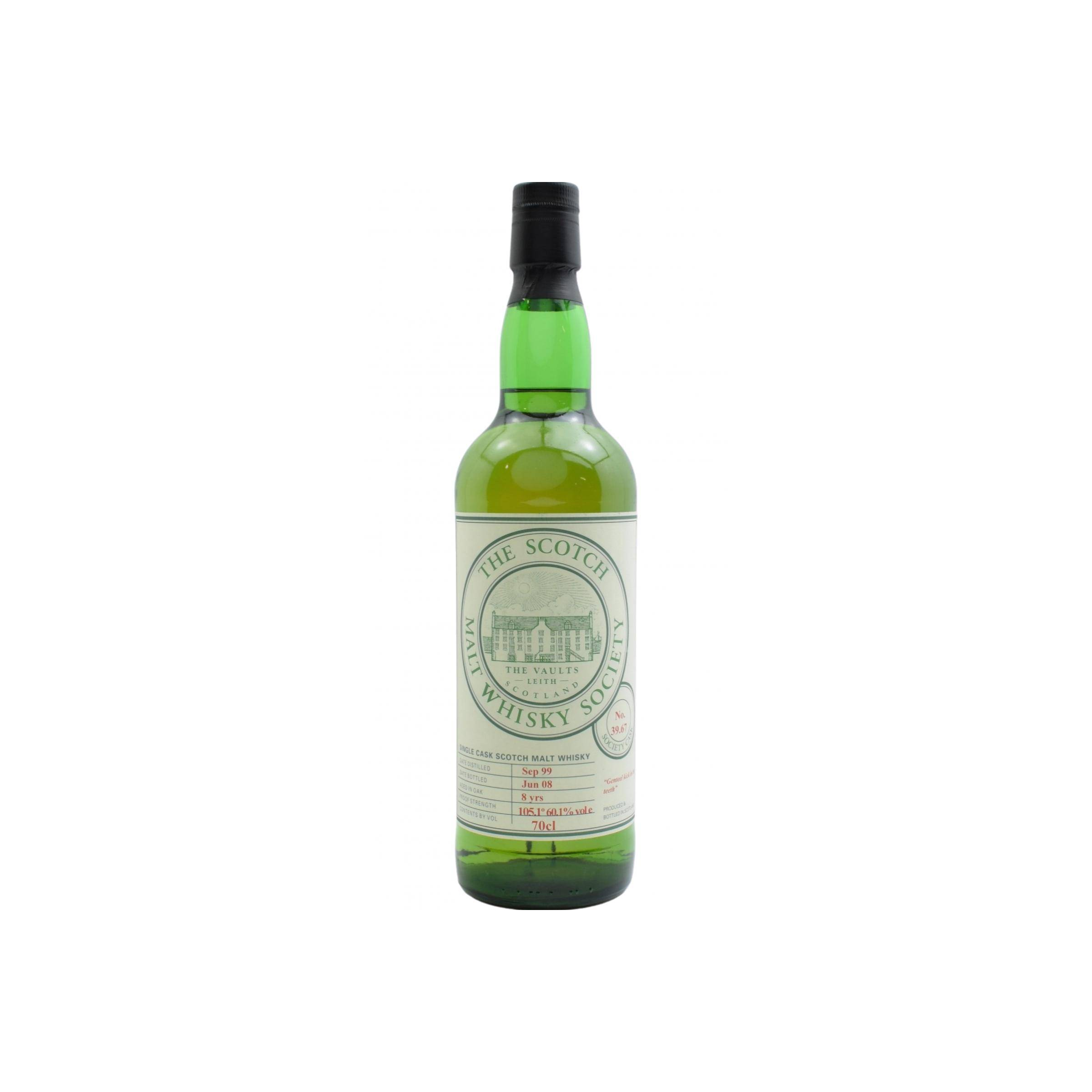 The Scotch Malt Whisky Society 1999 8 Years Single Malt Whisky