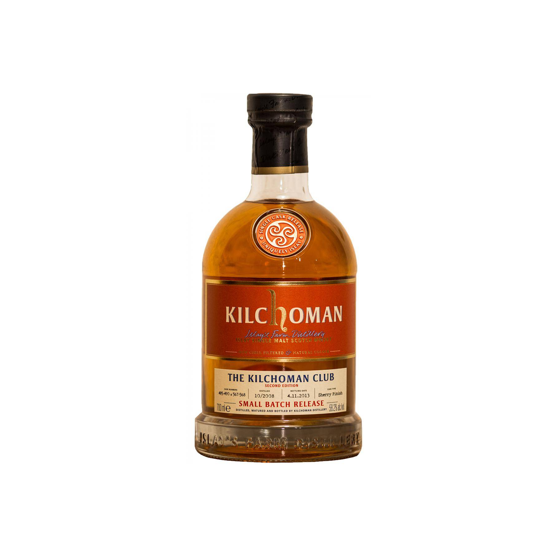 Kilchoman 2008 5 Years Single Malt Whisky