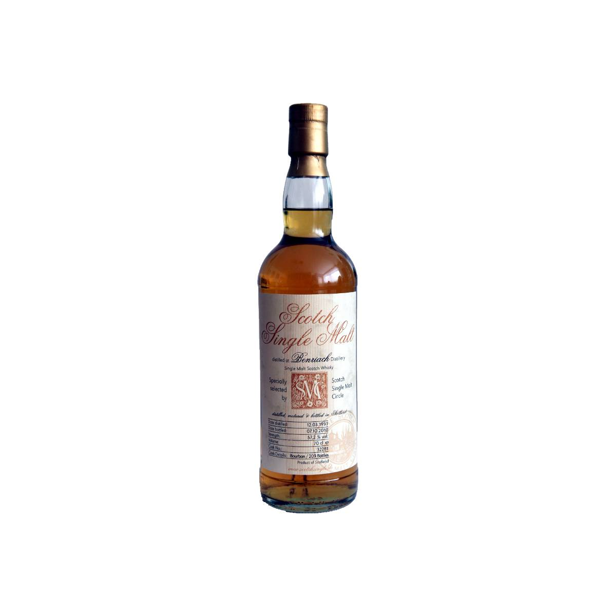 BenRiach 1991 19 Years Single Malt Whisky