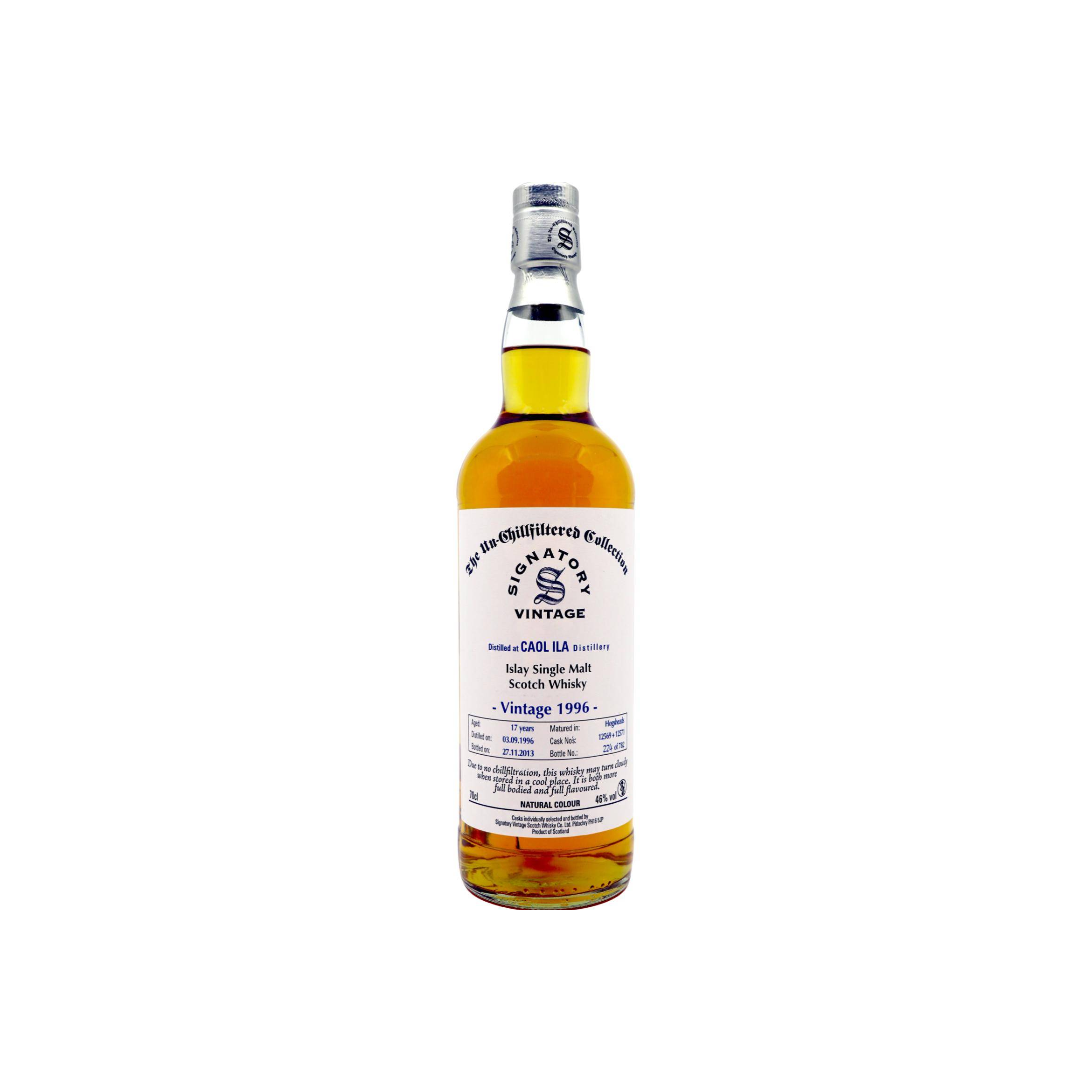 Caol Ila The Un-Chillfiltered Collection 1996 17 Years Single Malt Whisky 2