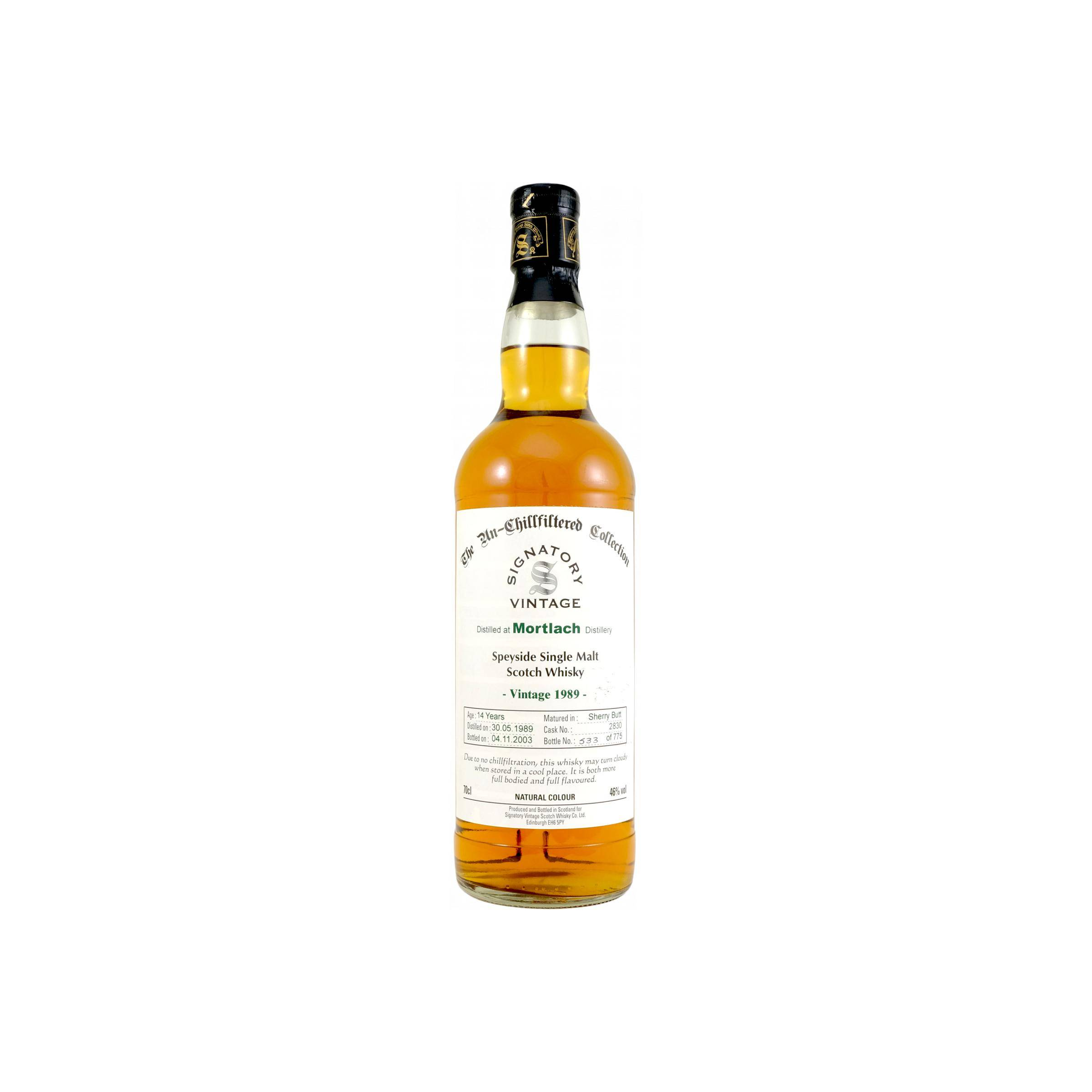Mortlach The Un-Chillfiltered Collection 1989 14 Years Single Malt Whisky