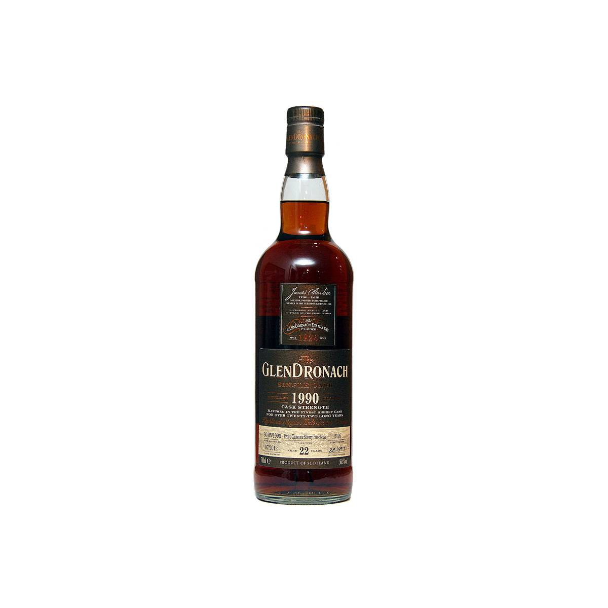 GlenDronach Single Cask 1990 22 Years Single Malt Whisky