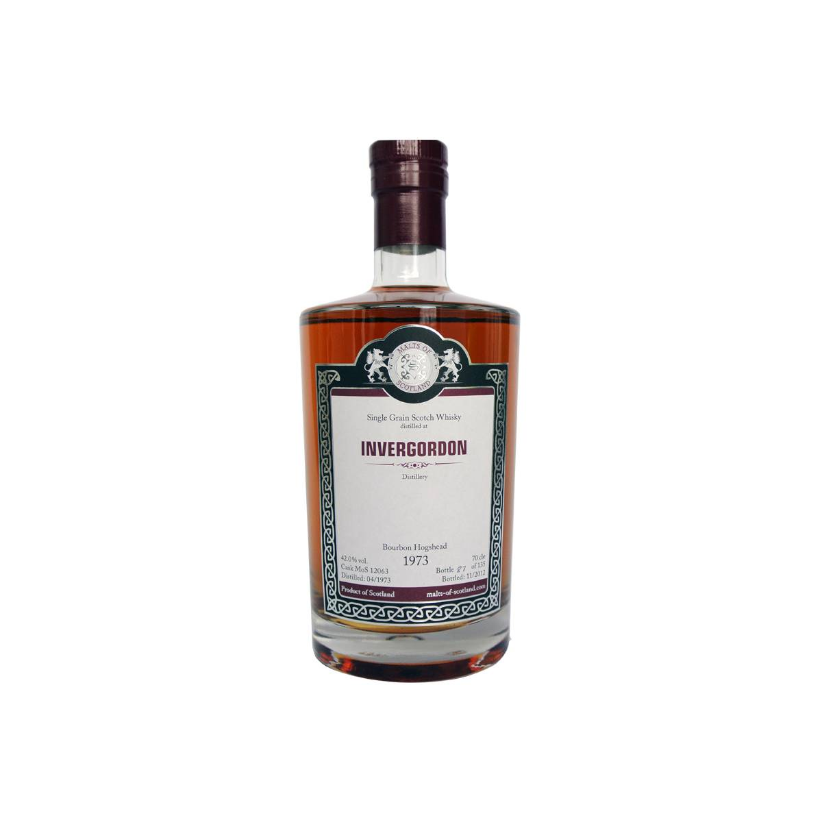 Invergordon 1973 39 Years Single Grain Whisky