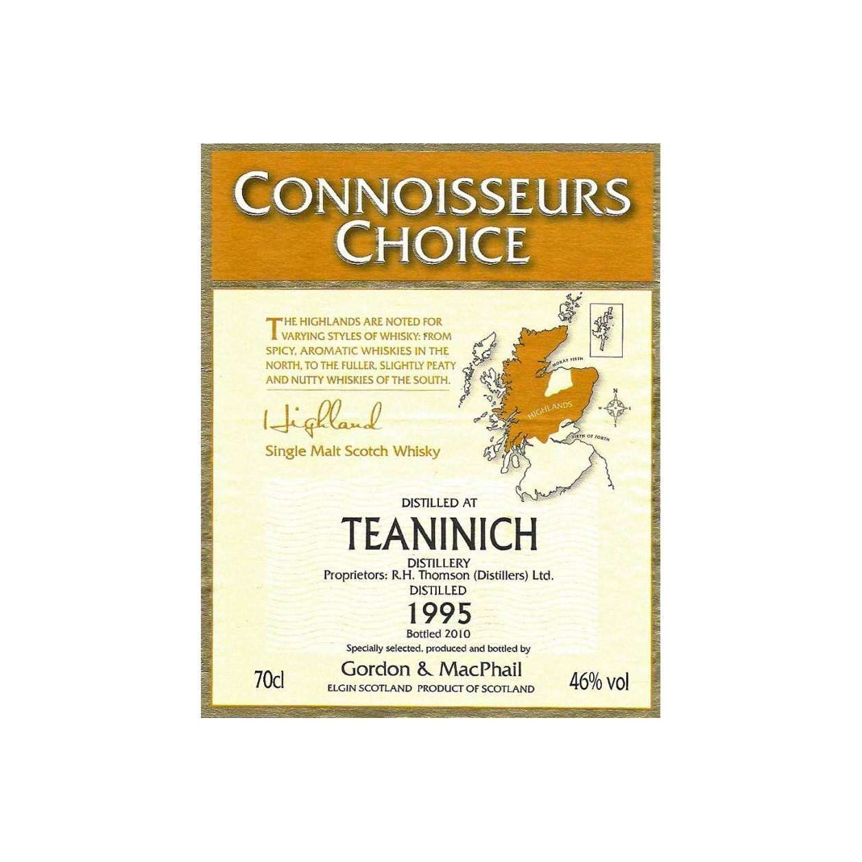 Teaninich Connoisseurs Choice 1995 15 Years Single Malt Whisky 2
