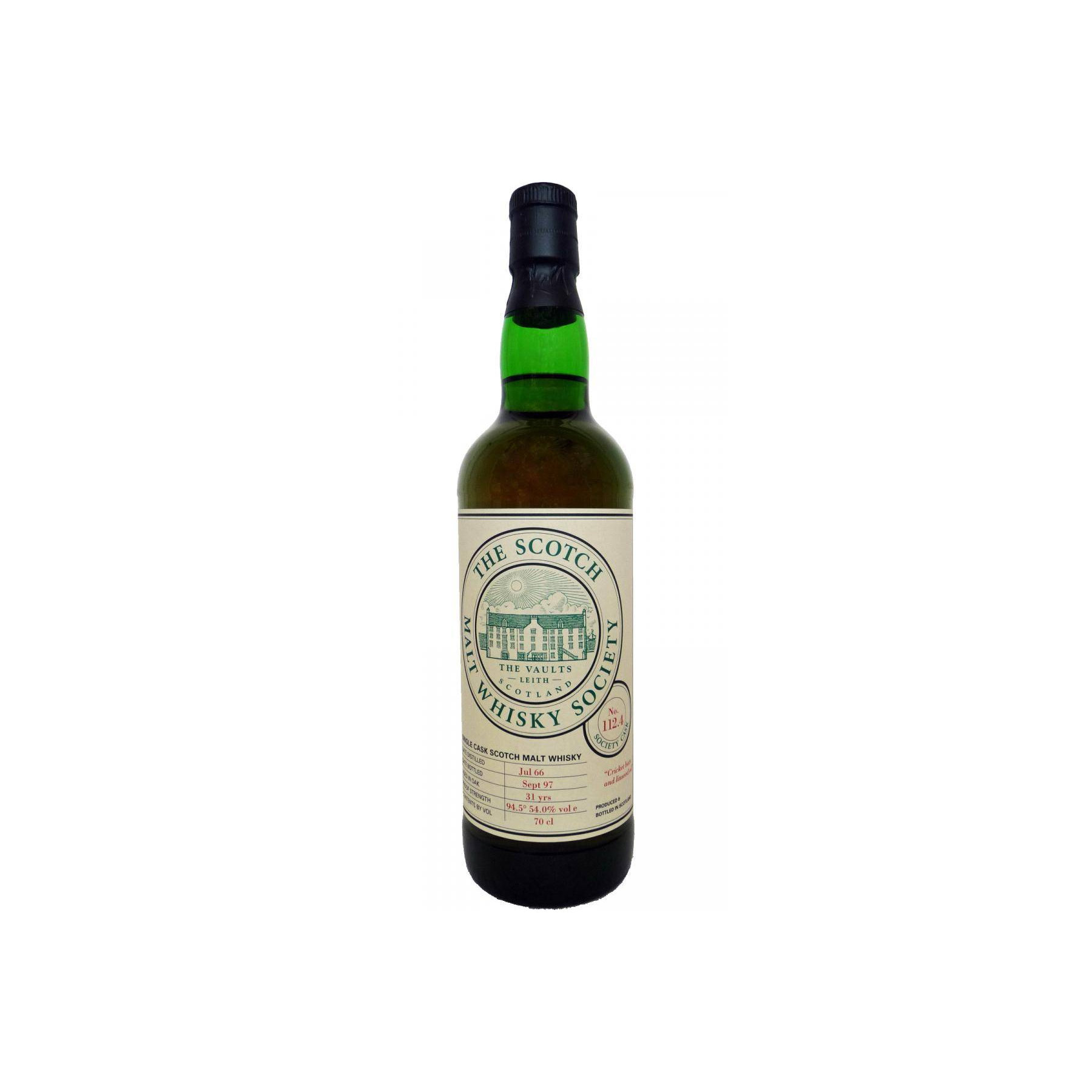 The Scotch Malt Whisky Society 1966 31 Years Single Malt Whisky