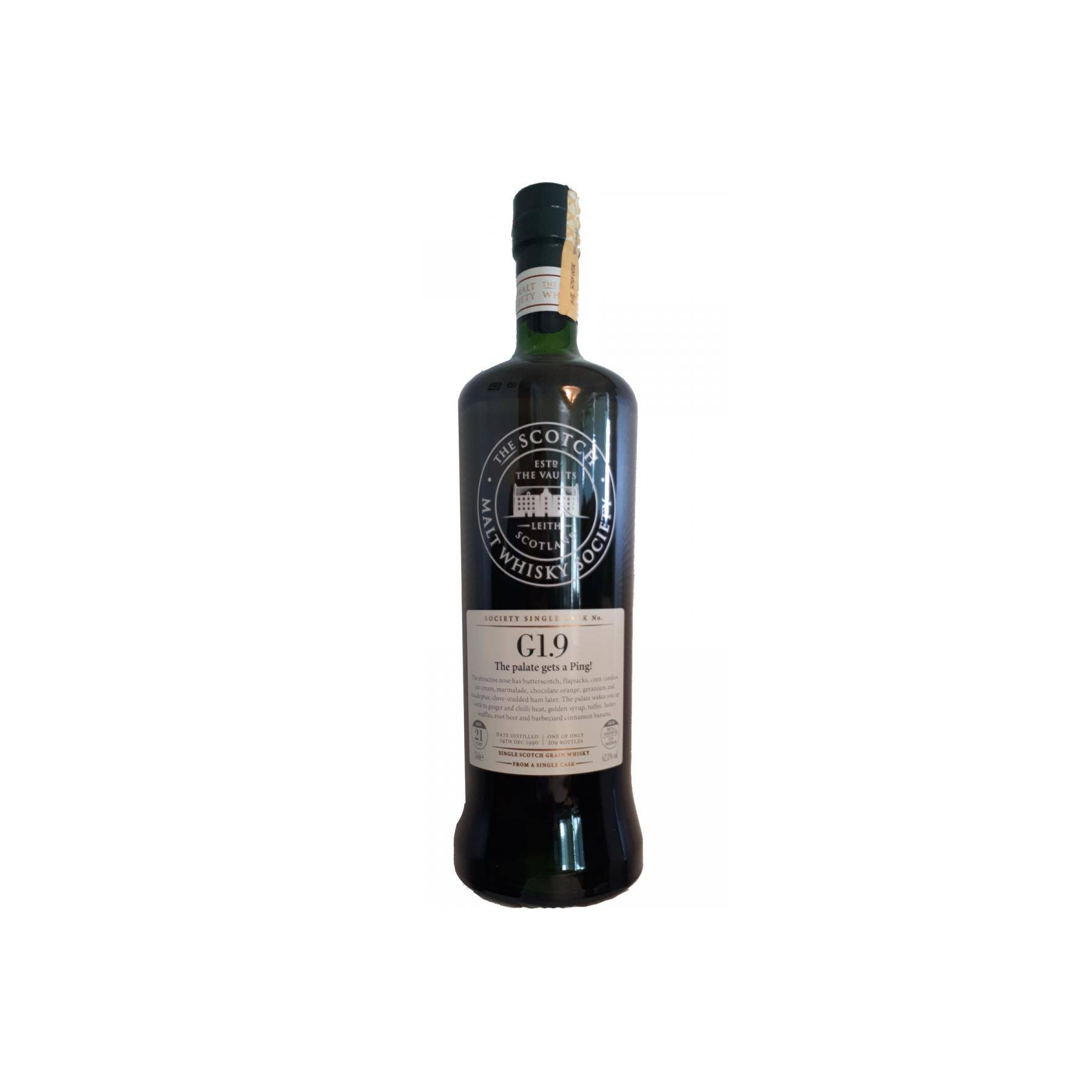 The Scotch Malt Whisky Society 1990 21 Years Single Grain Whisky