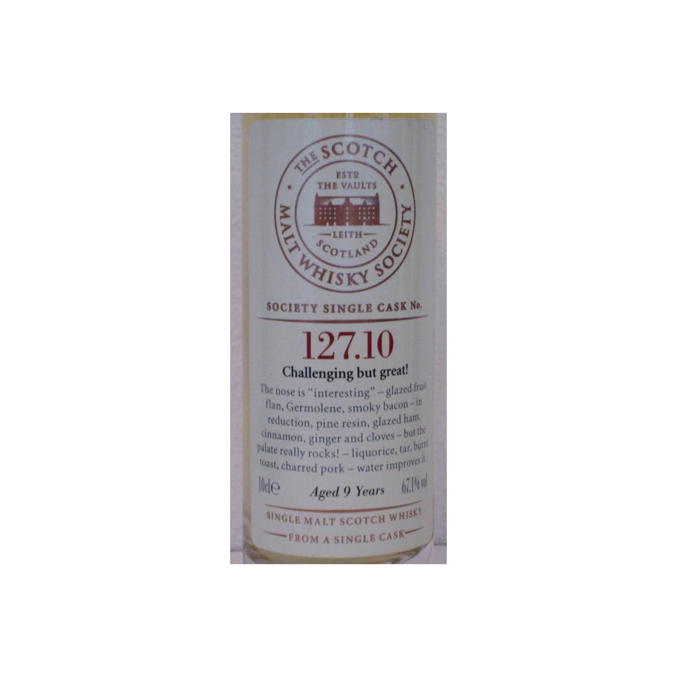 The Scotch Malt Whisky Society 9 Years Single Malt Whisky 2