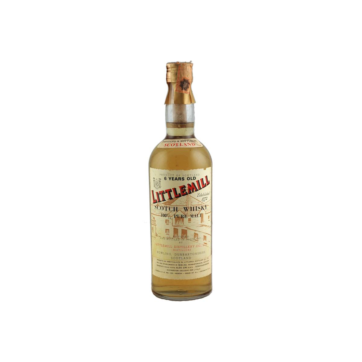 Littlemill 6 Years Single Malt Whisky