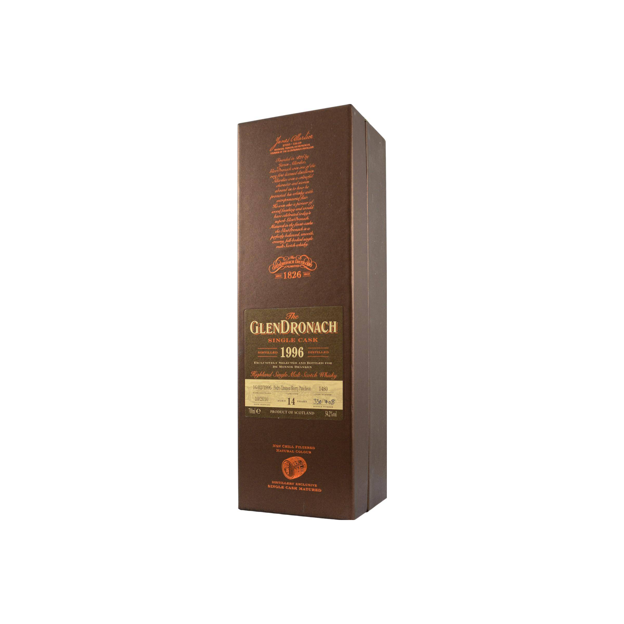GlenDronach Single Cask 1996 14 Years Single Malt Whisky 2