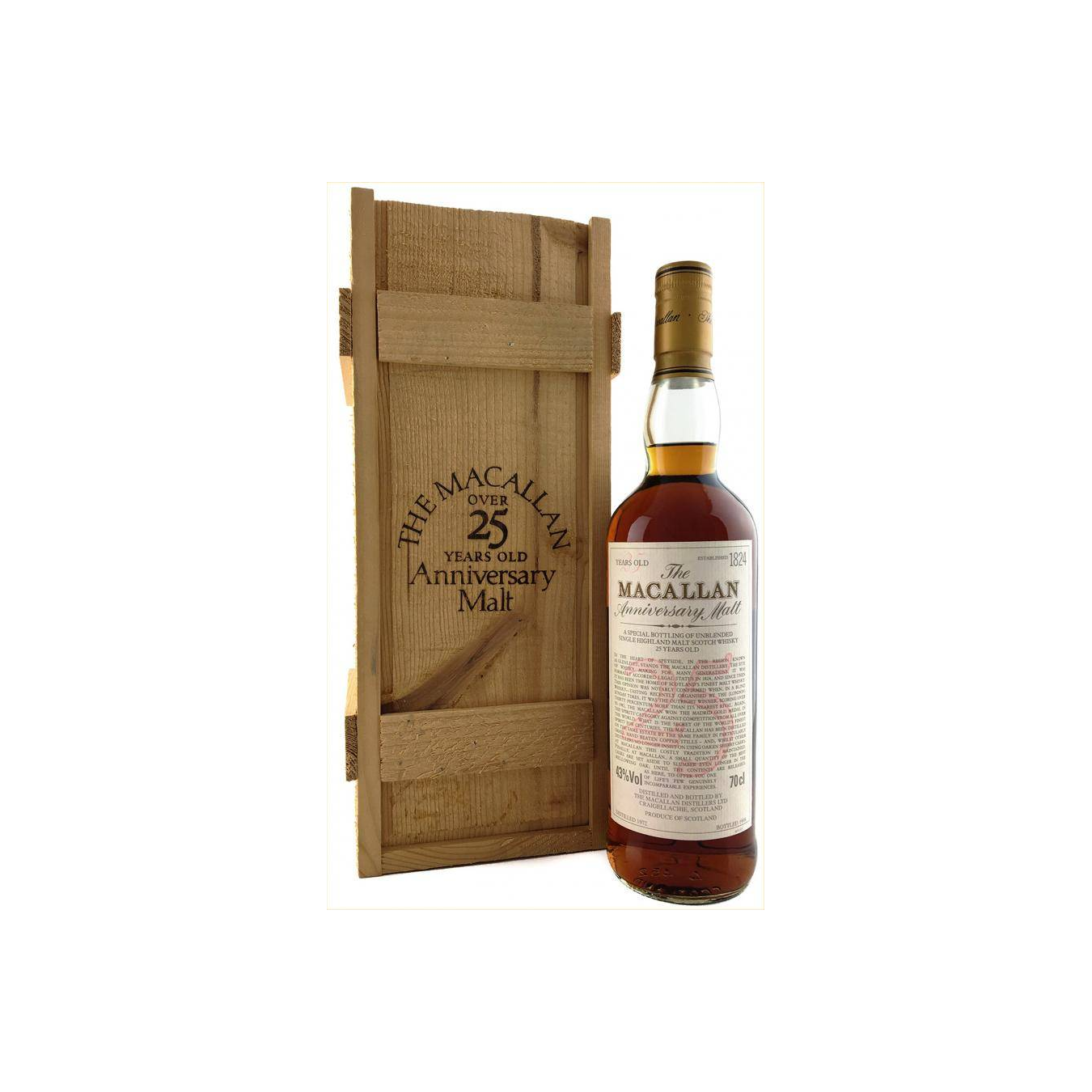 The Macallan 1972 25 Years Single Malt Whisky 3