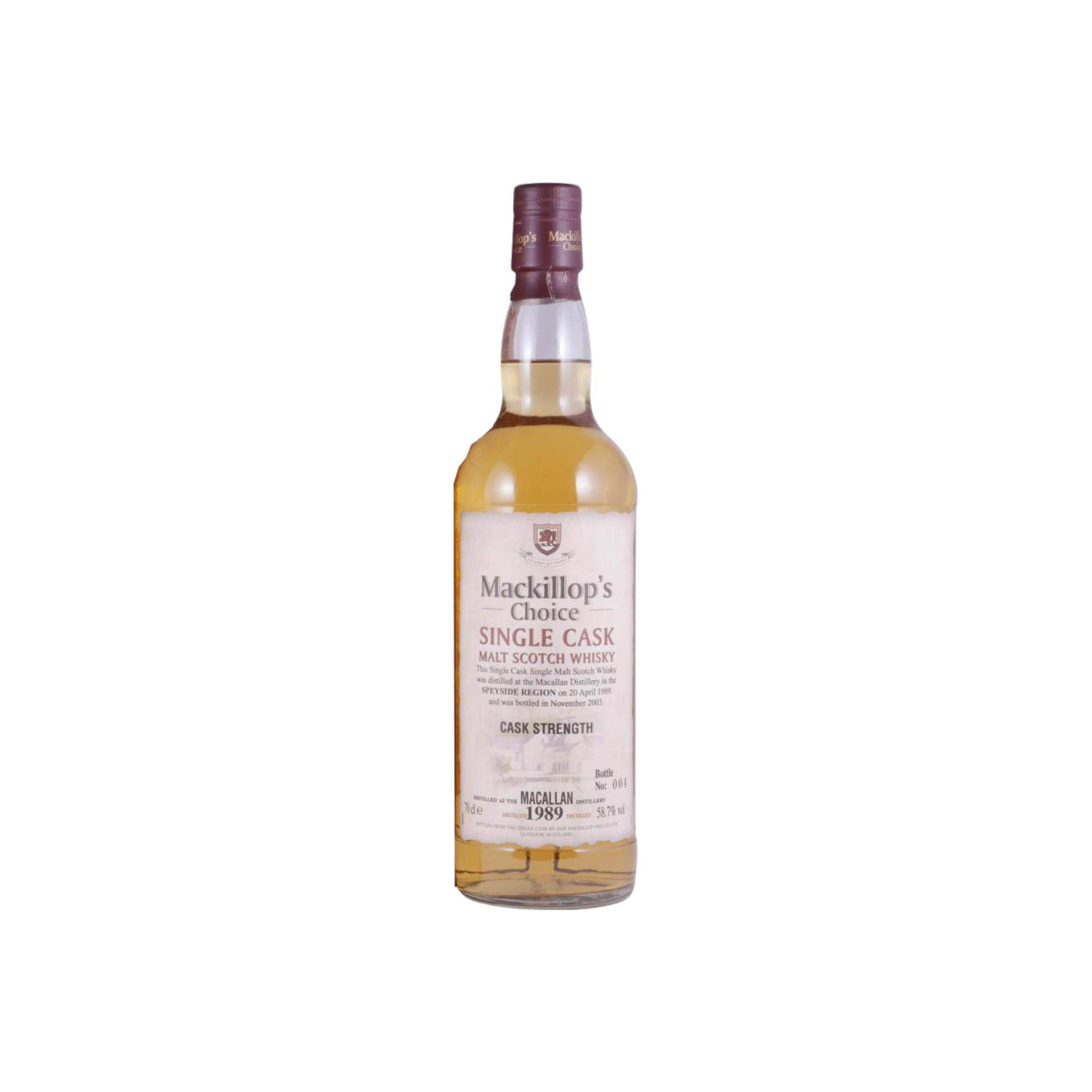 The Macallan Single Cask 1989 14 Years Single Malt Whisky