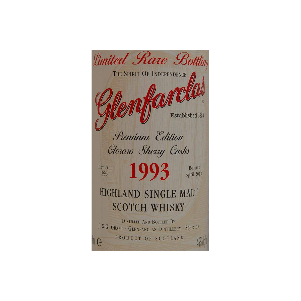 Glenfarclas 1993 19 Years Single Malt Whisky 2