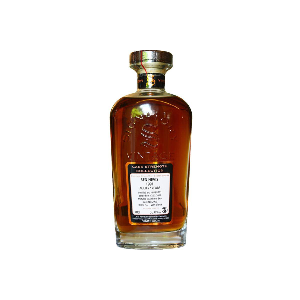 Ben Nevis Cask Strength Collection 1991 22 Years Single Malt Whisky 3