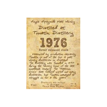 Tomatin 1976 37 Years Single Malt Whisky 2
