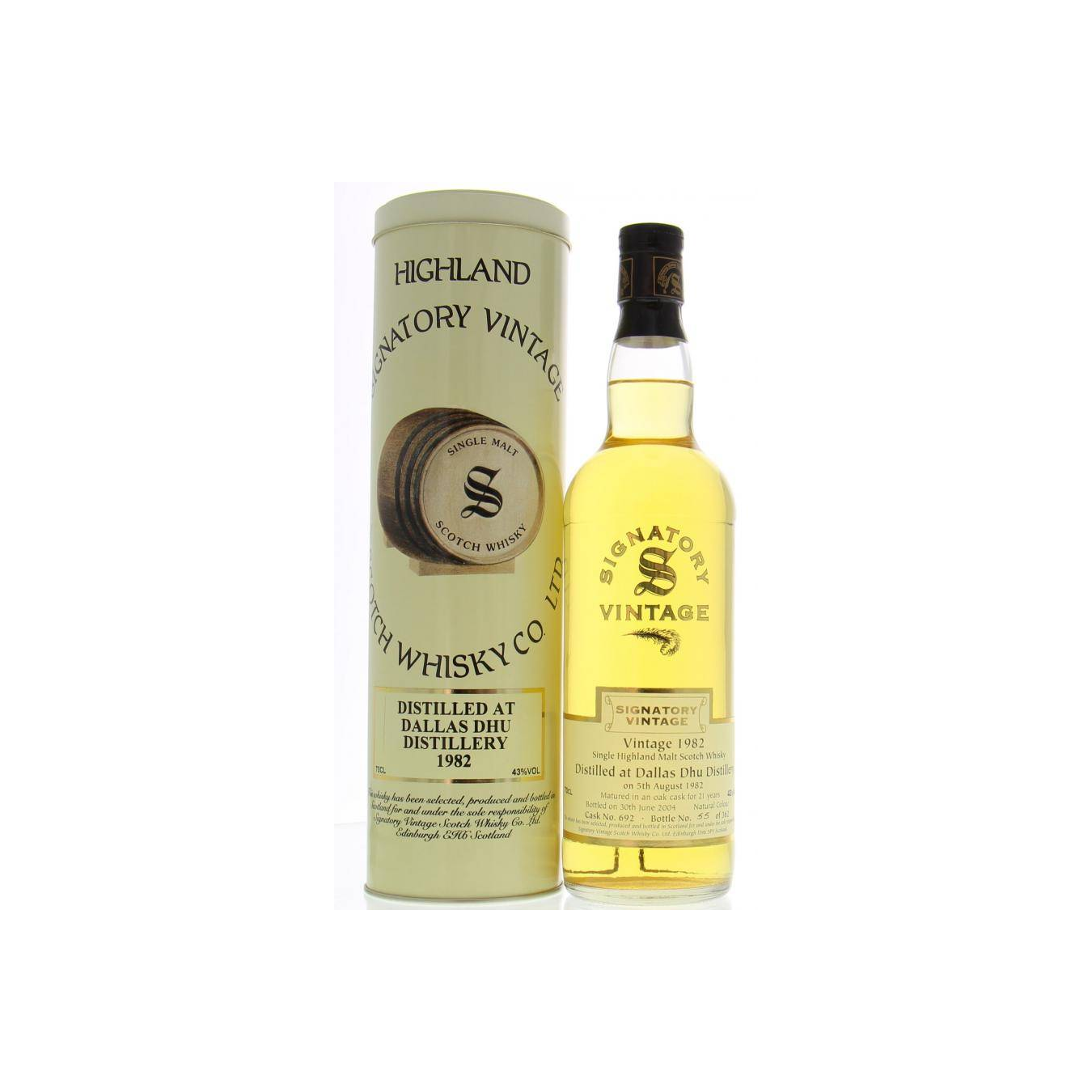 Dallas Dhu Vintage Collection 1982 21 Years Single Malt Whisky