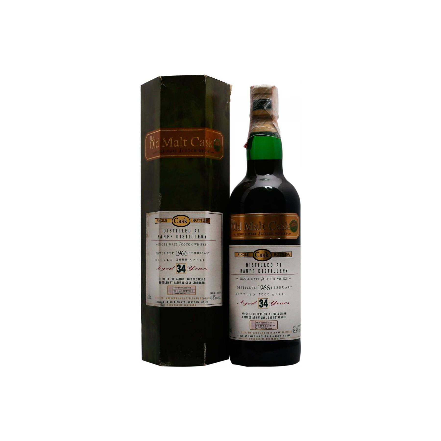 Banff Old Malt Cask 1966 34 Years Single Malt Whisky 2