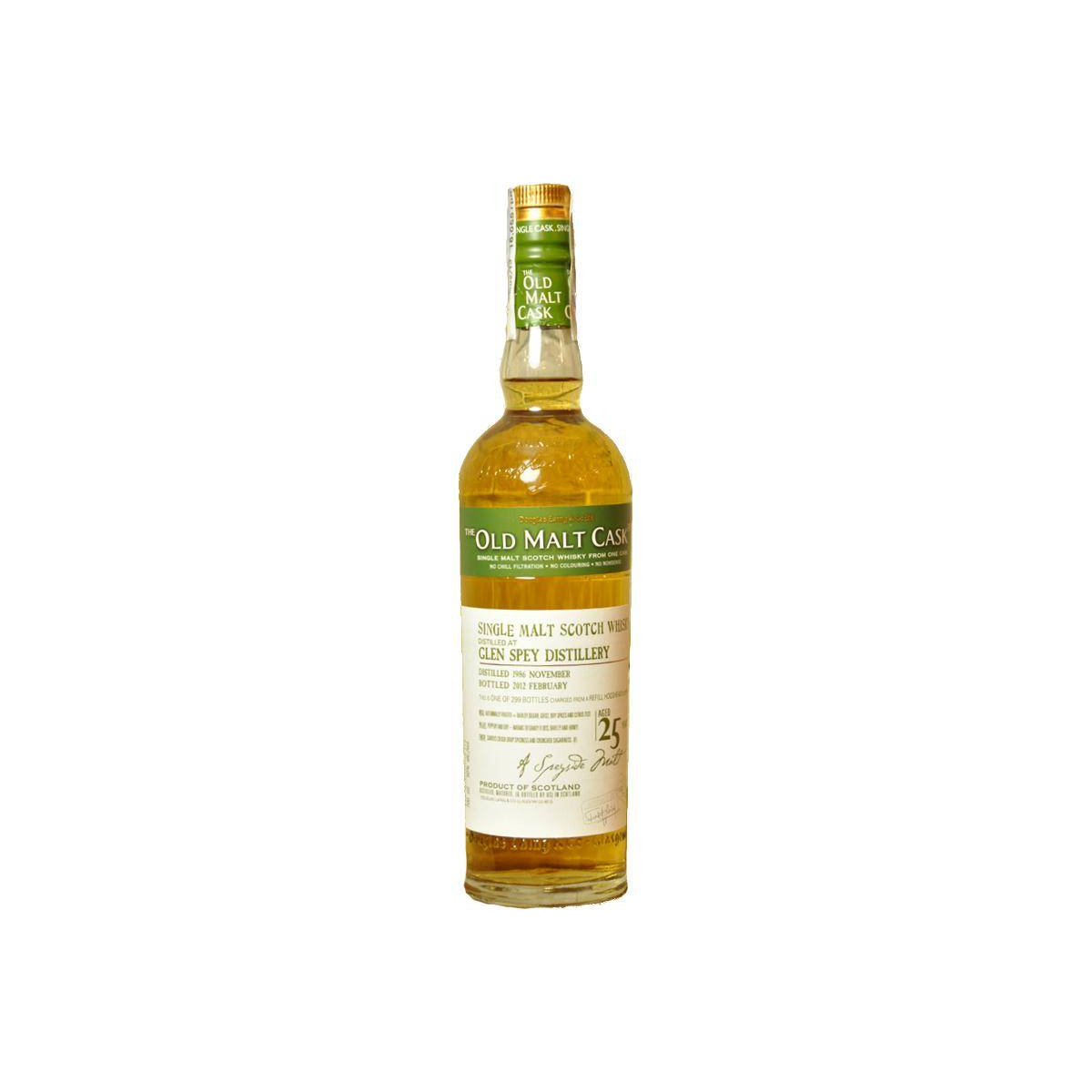 Glen Spey Old Malt Cask 1986 25 Years Single Malt Whisky