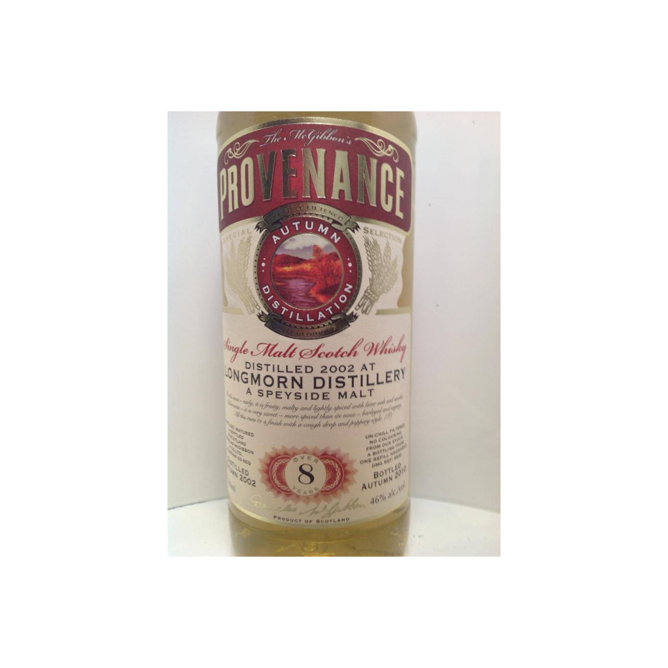 Longmorn McGibbon's Provenance 2002 8 Years Single Malt Whisky 3