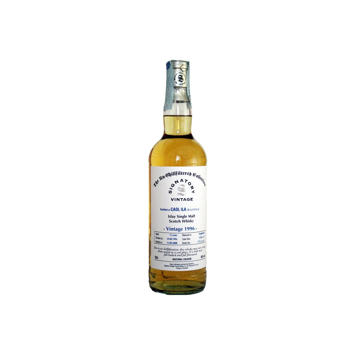 Caol Ila The Un-Chillfiltered Collection 1996 12 Years Single Malt Whisky