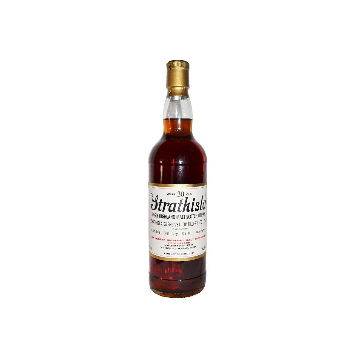 Strathisla Licensed Bottling 30 Years Single Malt Whisky