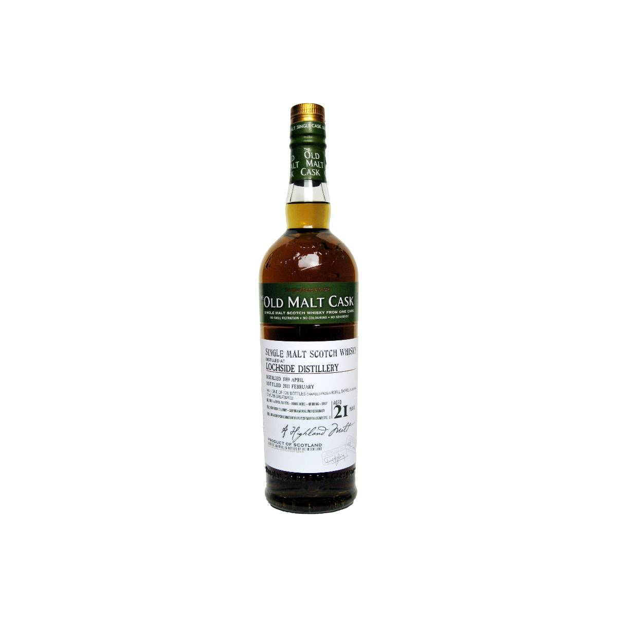 Lochside Old Malt Cask 1989 21 Years Single Malt Whisky