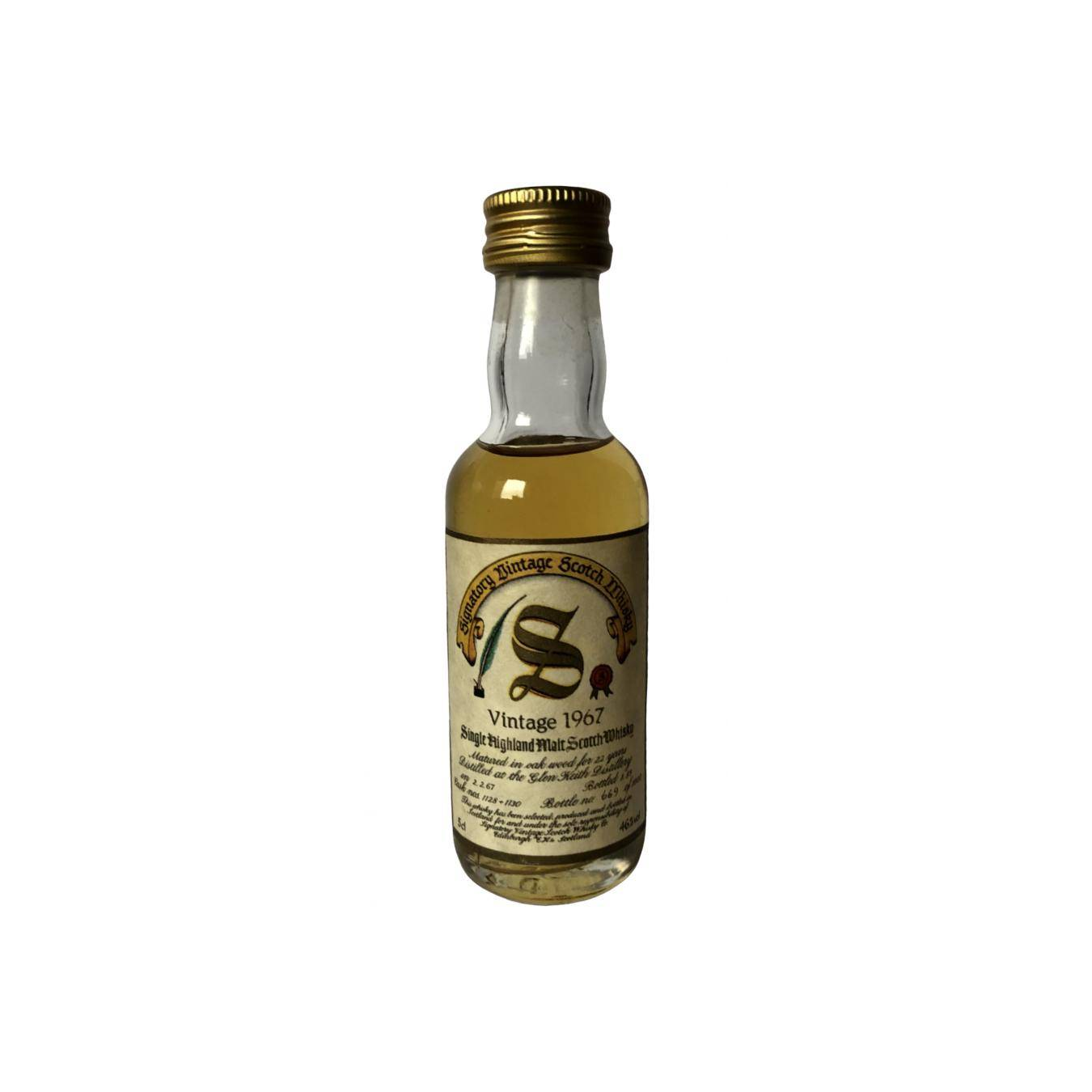 Glen Keith 1967 22 Years Single Malt Whisky 2