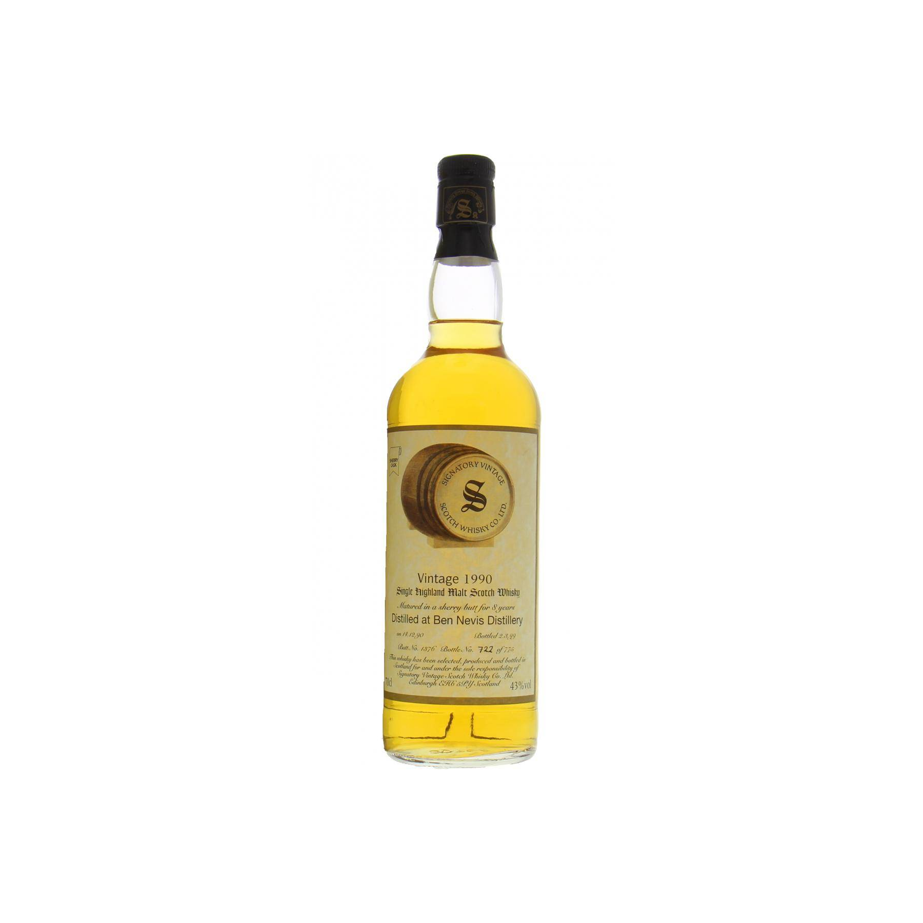Ben Nevis Vintage Collection 1990 8 Years Single Malt Whisky