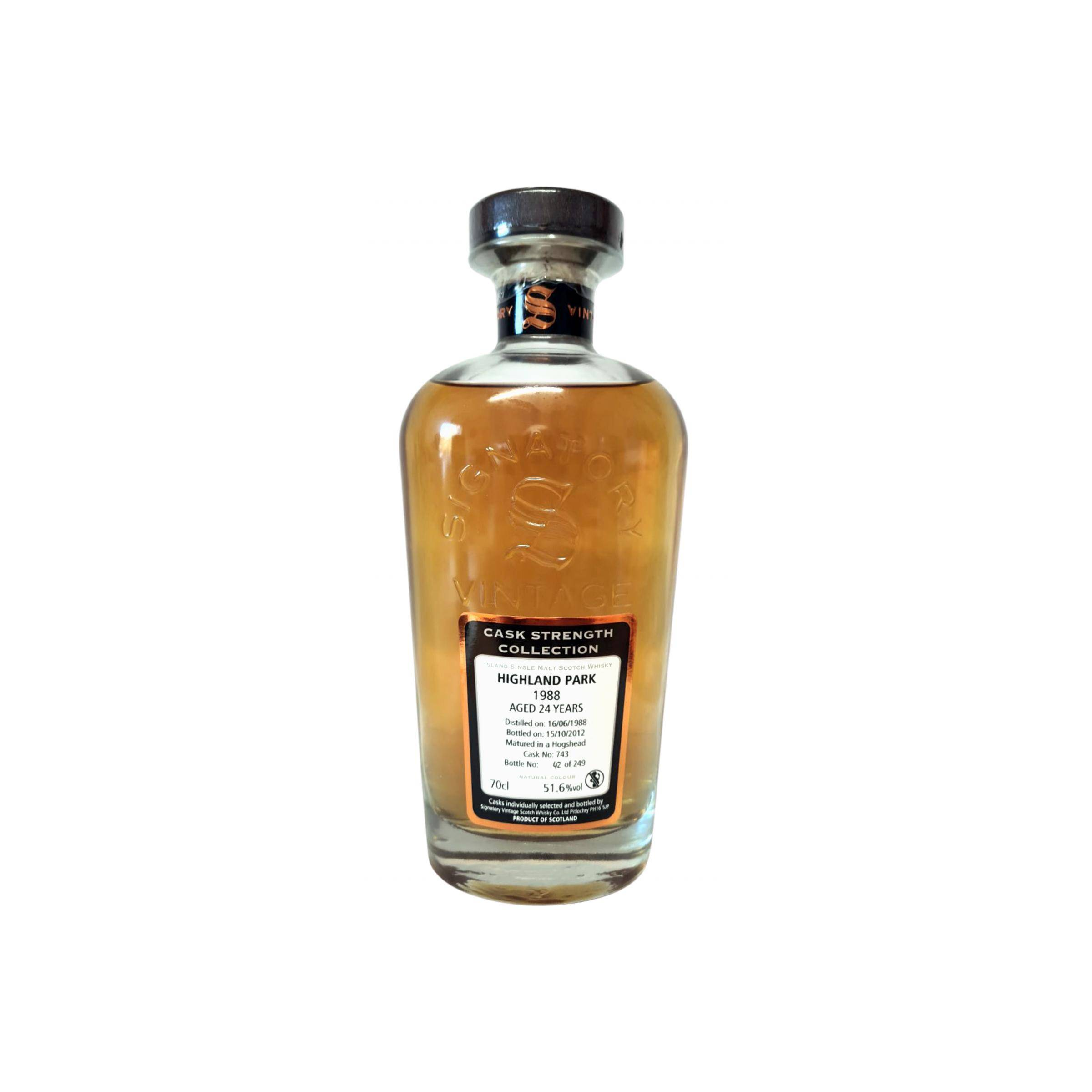Highland Park Cask Strength Collection 1988 24 Years Single Malt Whisky