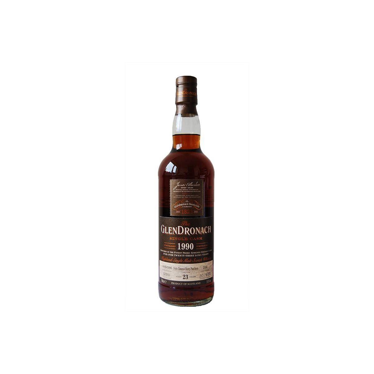 GlenDronach Single Cask 1990 23 Years Single Malt Whisky