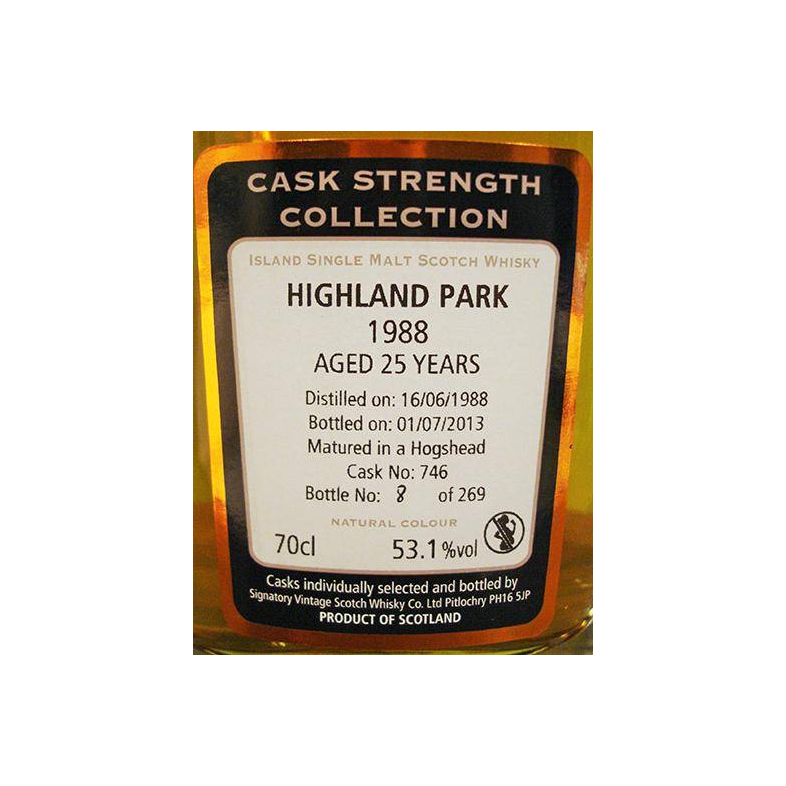 Highland Park Cask Strength Collection 1988 25 Years Single Malt Whisky 2
